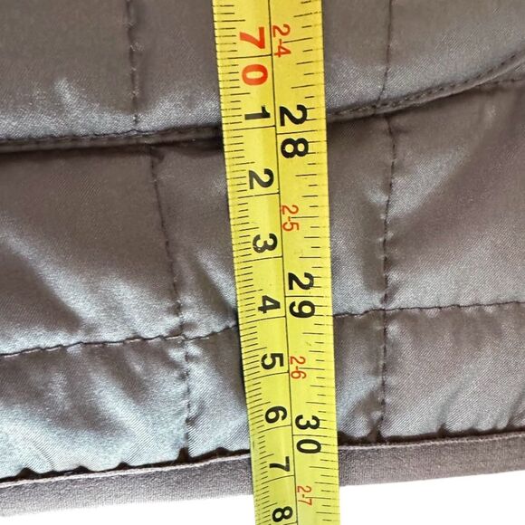 Lands' End Womens Quilted Insulated Lightweight Barn Chore Jacket, Brown Size XL - Picture 6 of 10